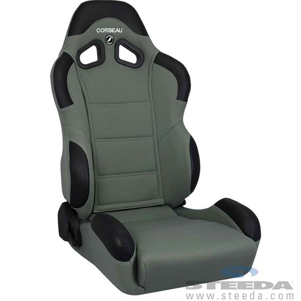 Grey Cloth Racing Seat - Pair
